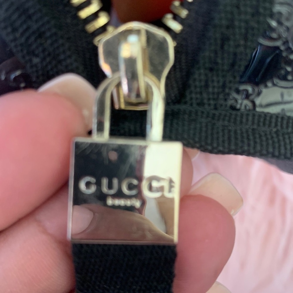 Gucci beauty cosmetic bag